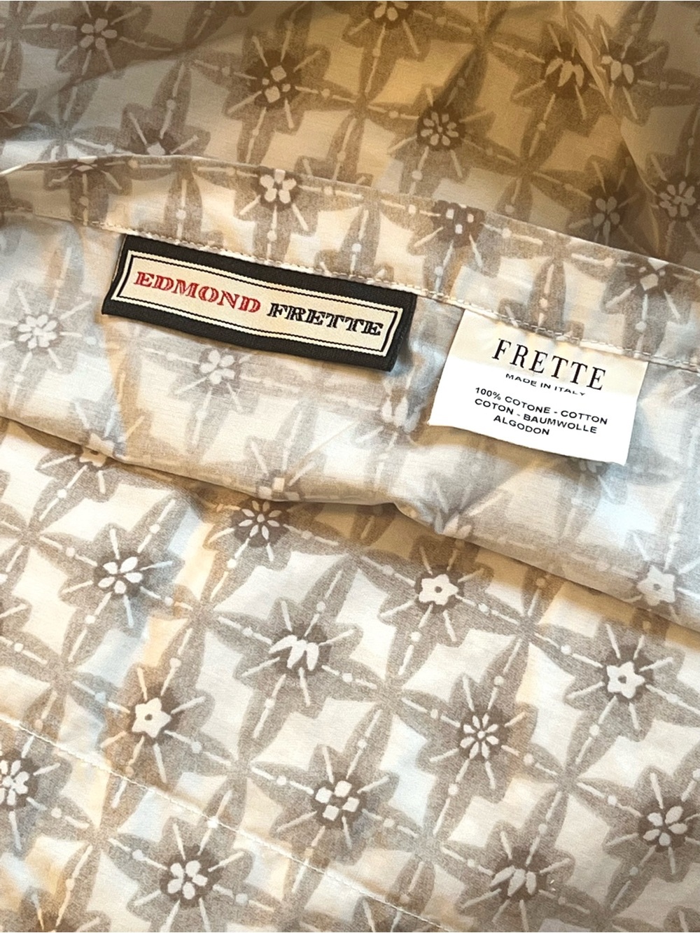 Frette Edmond Pair Euro Shams Italian Luxury - Picture 3 of 4
